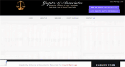 Desktop Screenshot of guptaandassociates.com